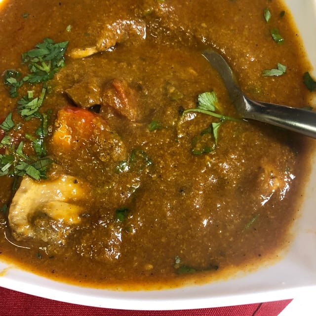 Aloo or Mushroom Curry.