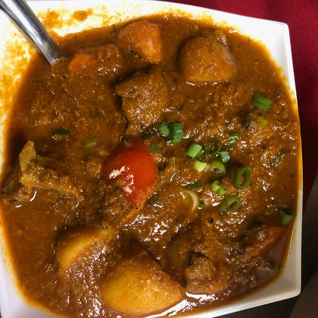 Vegetable Vindaloo.