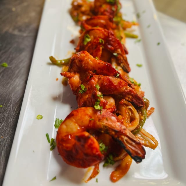 Tandoori Prawns.