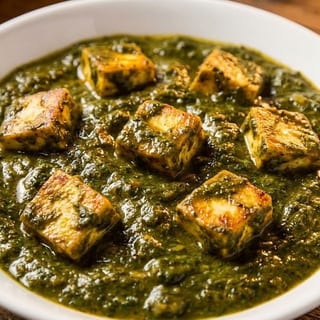 Saag Paneer or Channa Saag